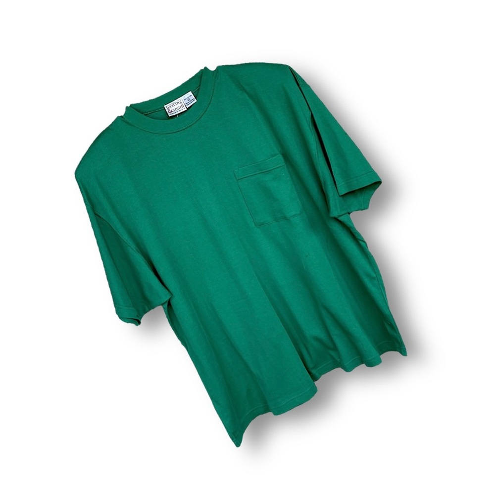 Vintage Green Short Sleeve Pocket Tee